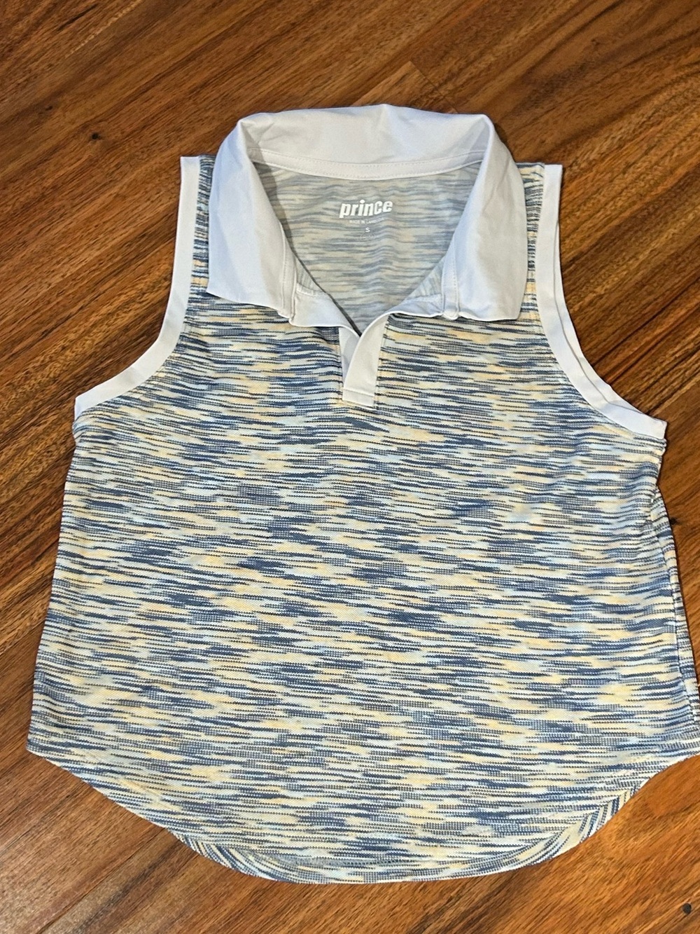 Prince kids tennis athletic polo tank top girls small 8 9